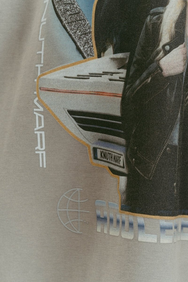 AI future layered t-shirt(unisex)/gray - KNUTH MARF