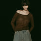 alpaca sheer knit/4color - KNUTH MARF