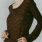 alpaca sheer knit/4color - KNUTH MARF