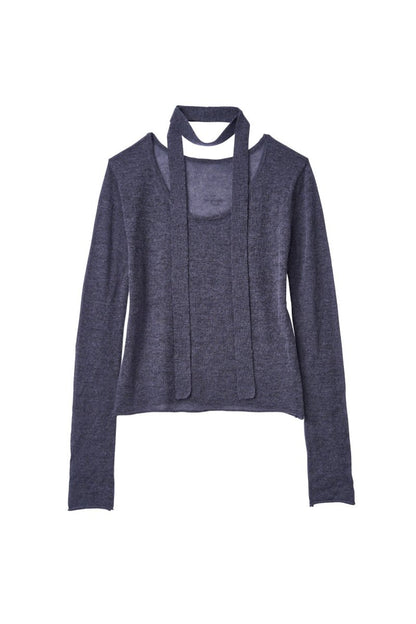 alpaca sheer knit/4color - KNUTH MARF