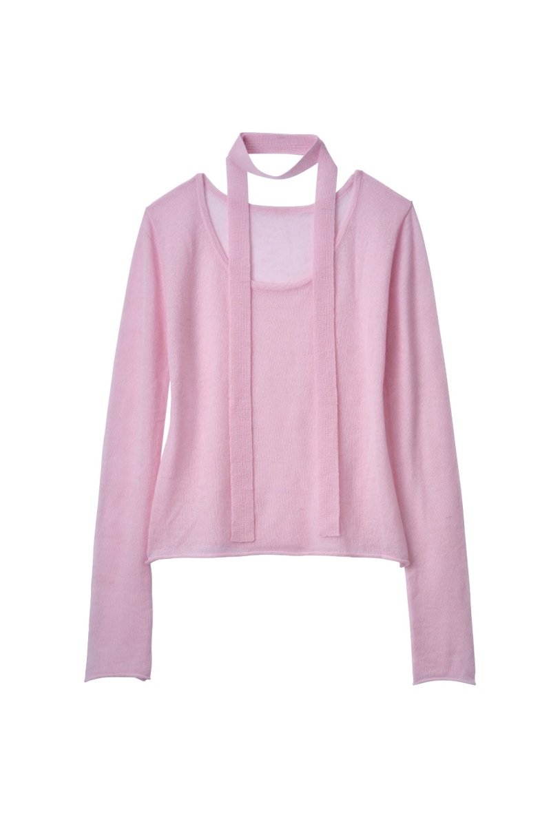 alpaca sheer knit/4color - KNUTH MARF