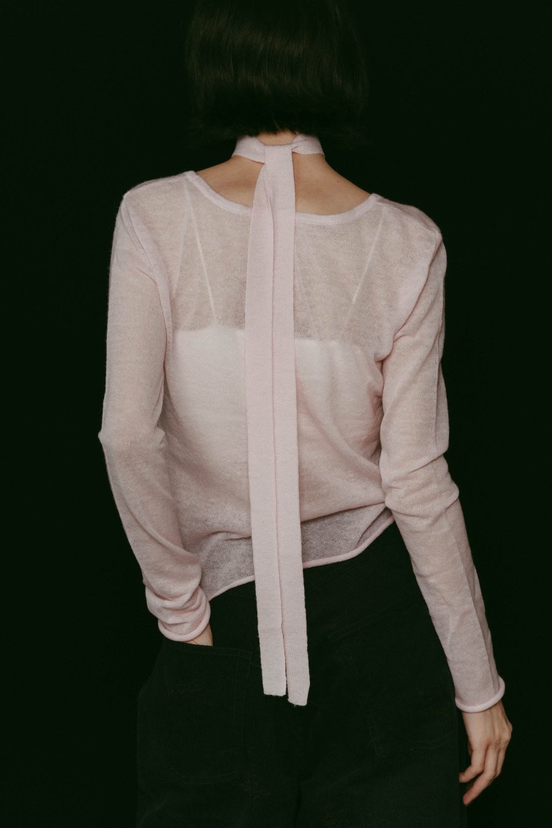 alpaca sheer knit/4color - KNUTH MARF
