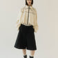 balloon sleeve nylon jacket/ivory - KNUTH MARF