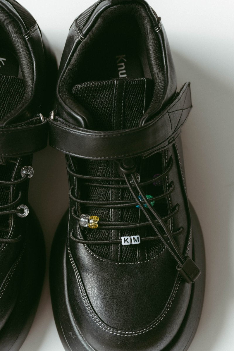 beaded sneakers/black - KNUTH MARF