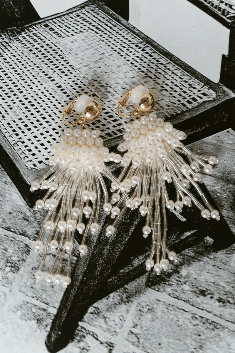 beads earring/2color