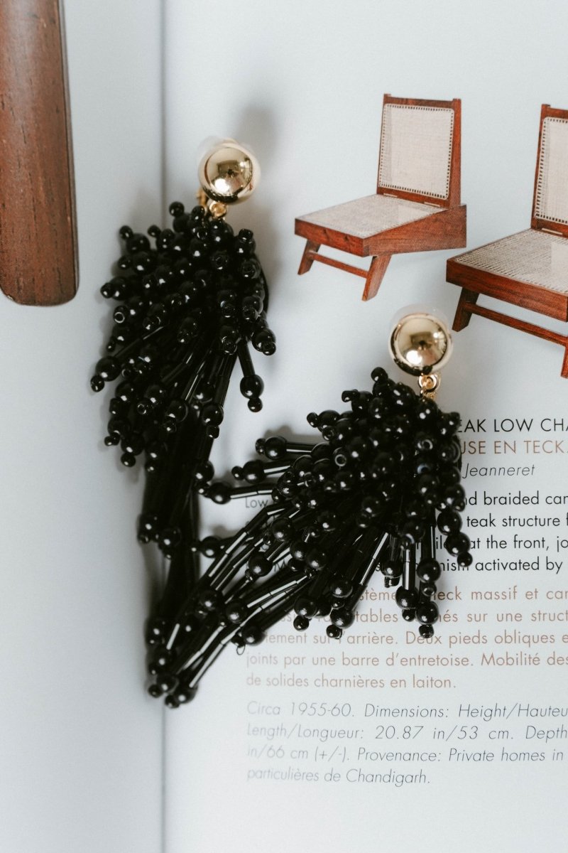 beads earring/2color