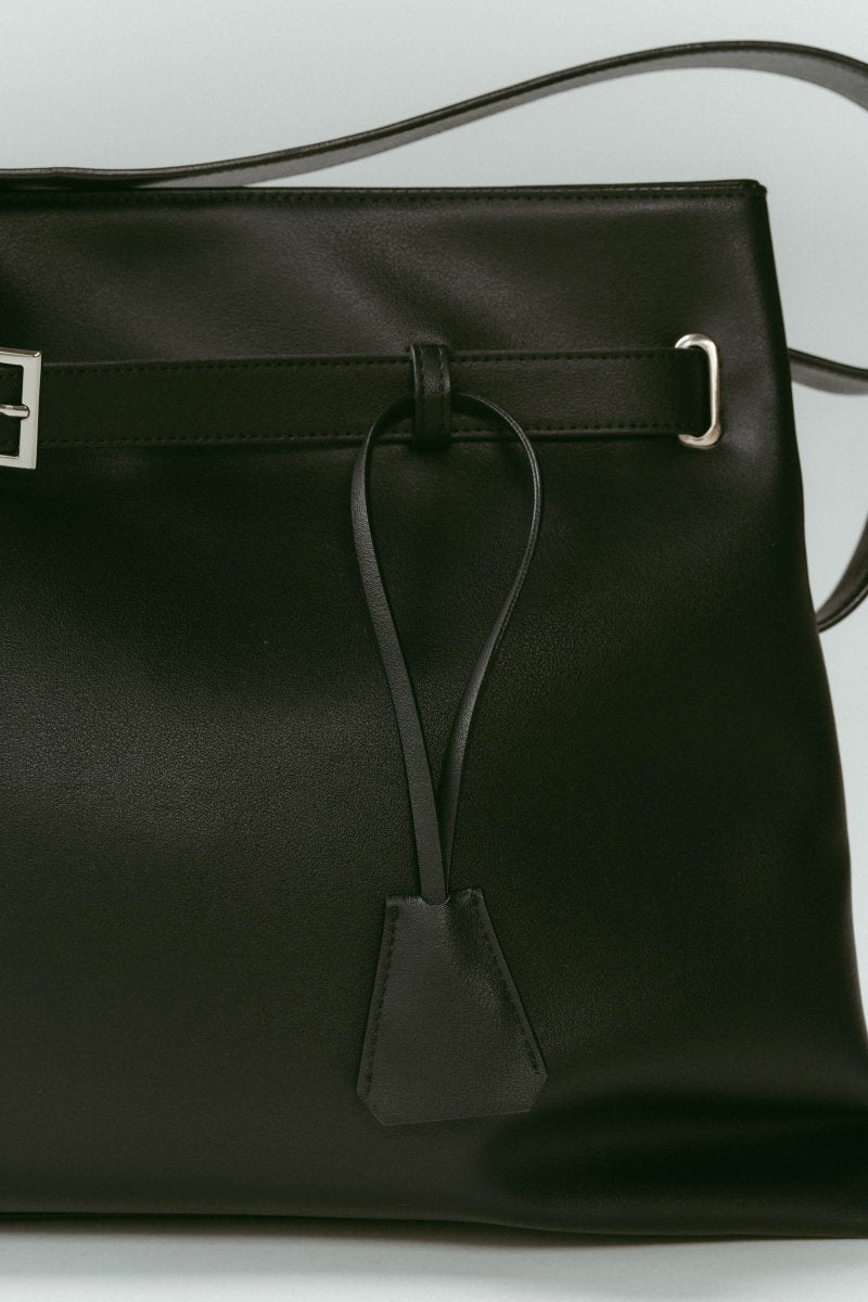 belted leather big bag/2color - KNUTH MARF