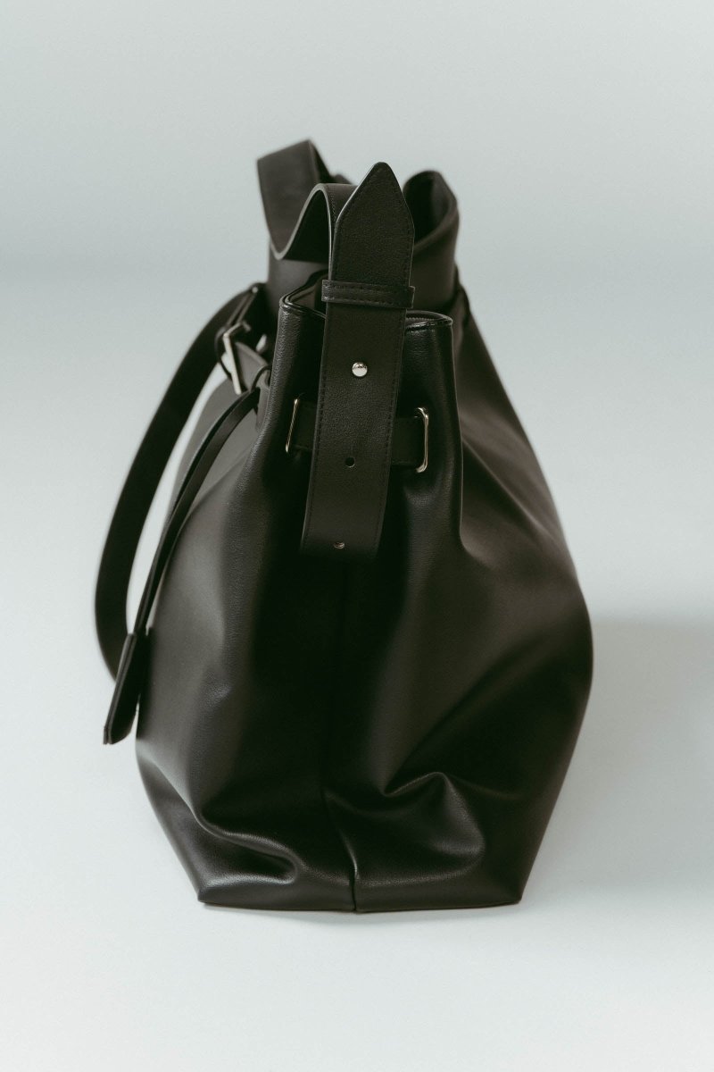 belted leather big bag/2color - KNUTH MARF