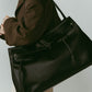 belted leather big bag/2color - KNUTH MARF