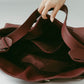 belted leather big bag/2color - KNUTH MARF