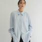 bijou collar shirt(unisex)/3color - KNUTH MARF