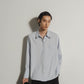 bijou collar shirt(unisex)/3color - KNUTH MARF