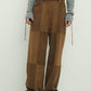 block check suede pants/2color - KNUTH MARF