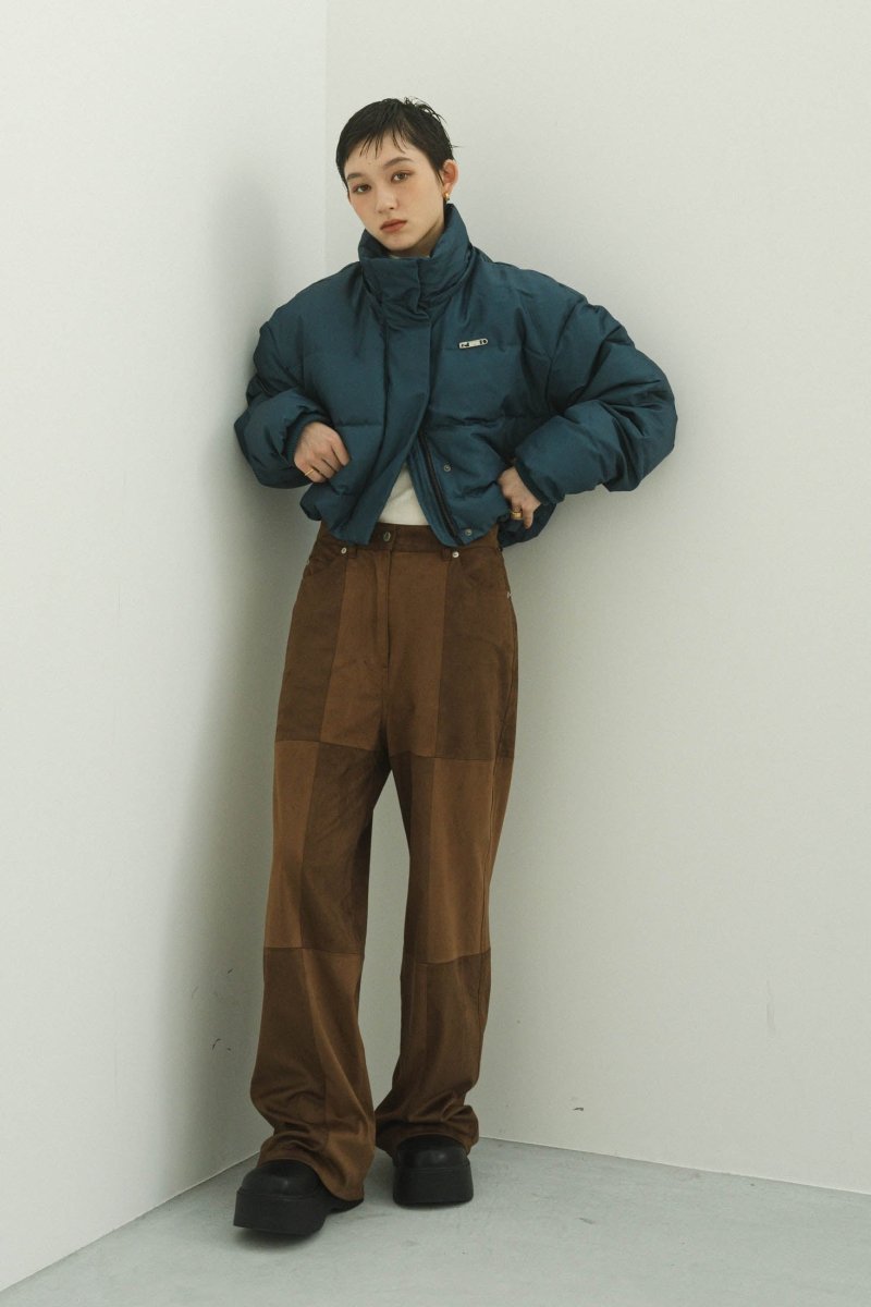 block check suede pants/2color - KNUTH MARF