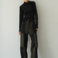 block check suede pants/2color - KNUTH MARF