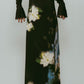 blurry flower one piece/black - KNUTH MARF