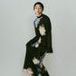 blurry flower one piece/black - KNUTH MARF