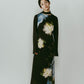 blurry flower one piece/black - KNUTH MARF