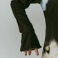 blurry flower one piece/black - KNUTH MARF