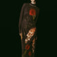 blurry flower one piece/brown - KNUTH MARF