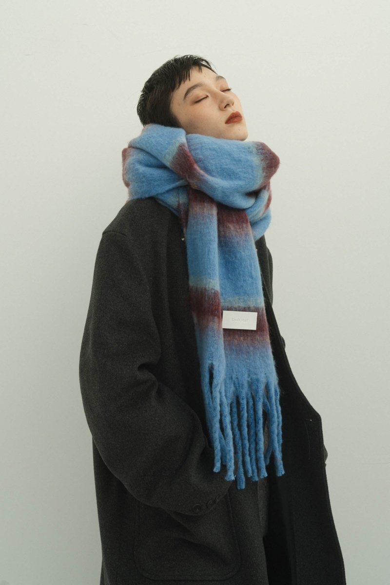 border volume muffler/2color - KNUTH MARF