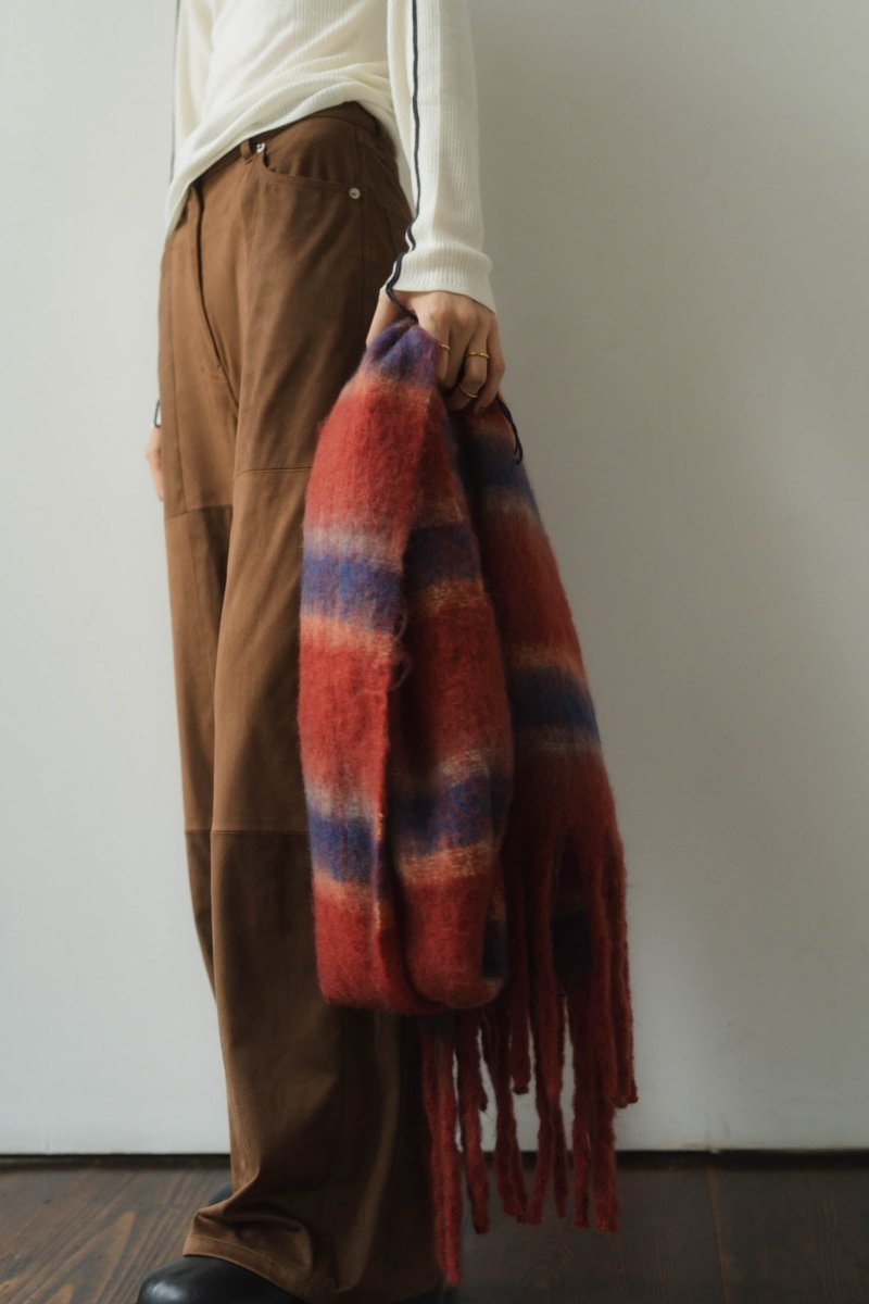 border volume muffler/2color - KNUTH MARF