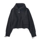 buttoned high - neck knit/black - KNUTH MARF