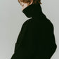 buttoned high - neck knit/black - KNUTH MARF