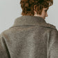 buttoned high - neck knit/gray - KNUTH MARF