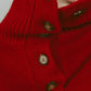buttoned high - neck knit/red - KNUTH MARF