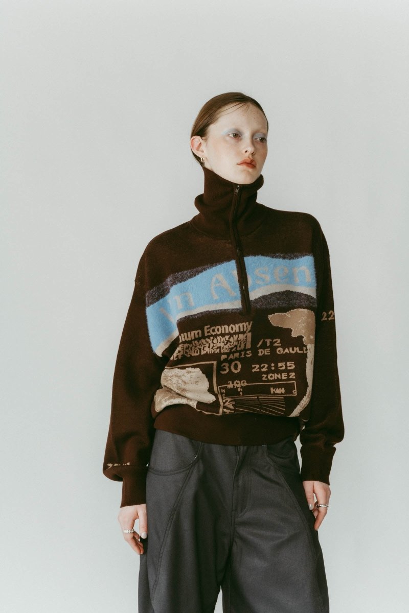 concept jacquard knit/brown - KNUTH MARF