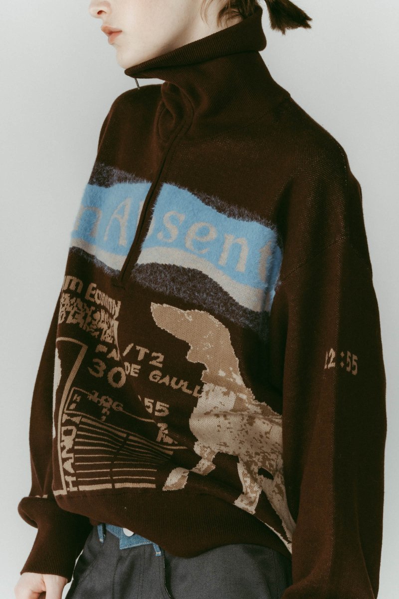 concept jacquard knit/brown - KNUTH MARF