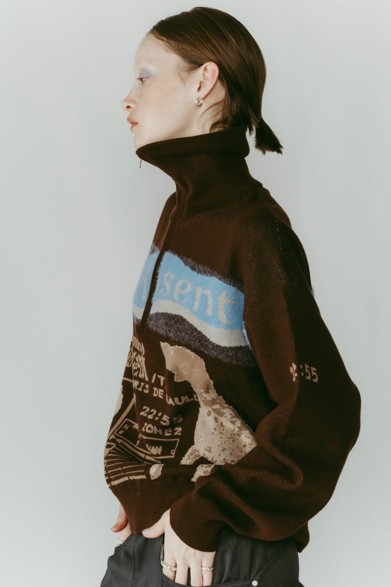 concept jacquard knit/brown - KNUTH MARF