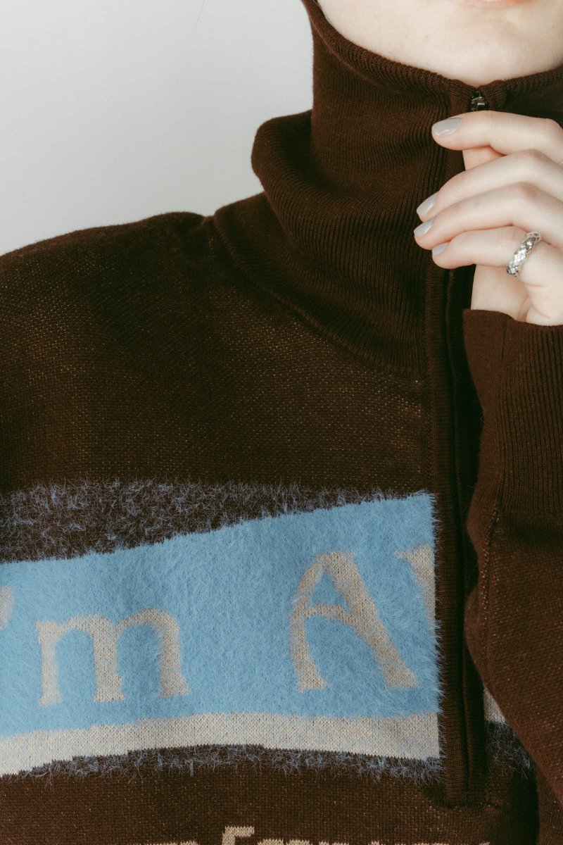 concept jacquard knit/brown - KNUTH MARF