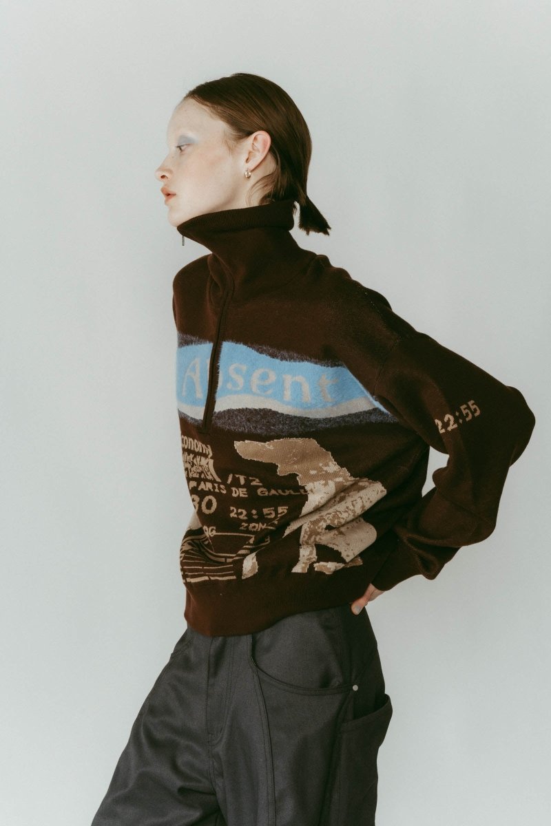 concept jacquard knit/brown - KNUTH MARF