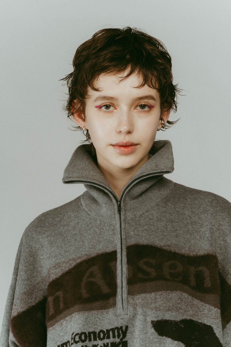 concept jacquard knit/gray - KNUTH MARF