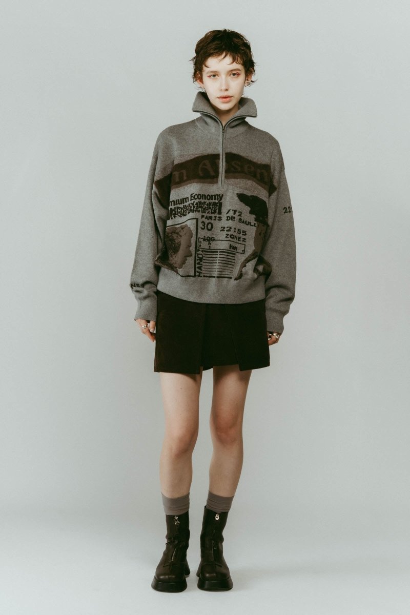 concept jacquard knit/gray | KNUTH MARF