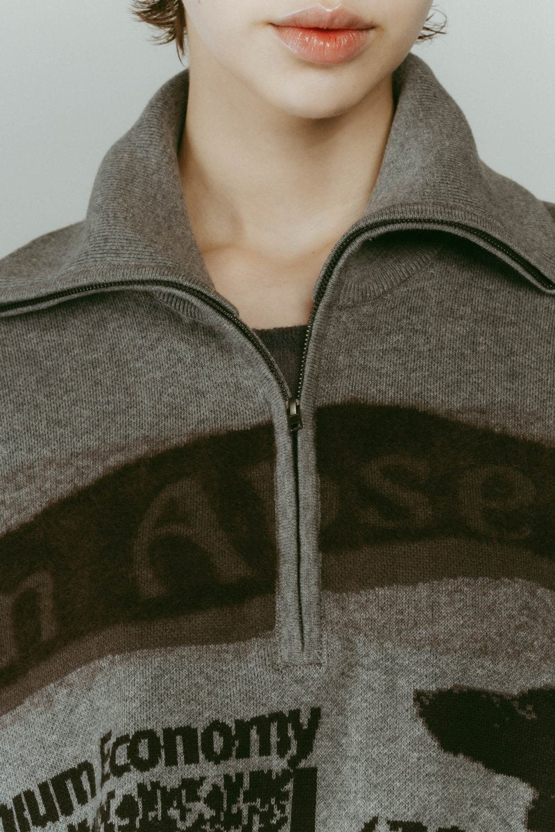 concept jacquard knit/gray | KNUTH MARF