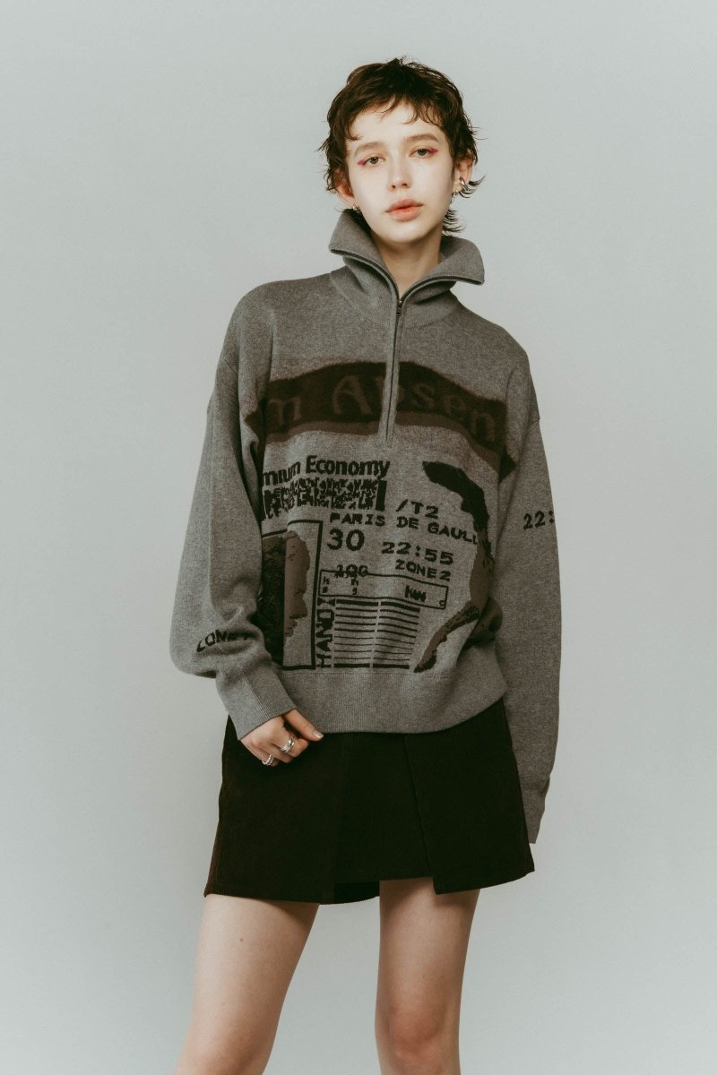 concept jacquard knit/gray - KNUTH MARF