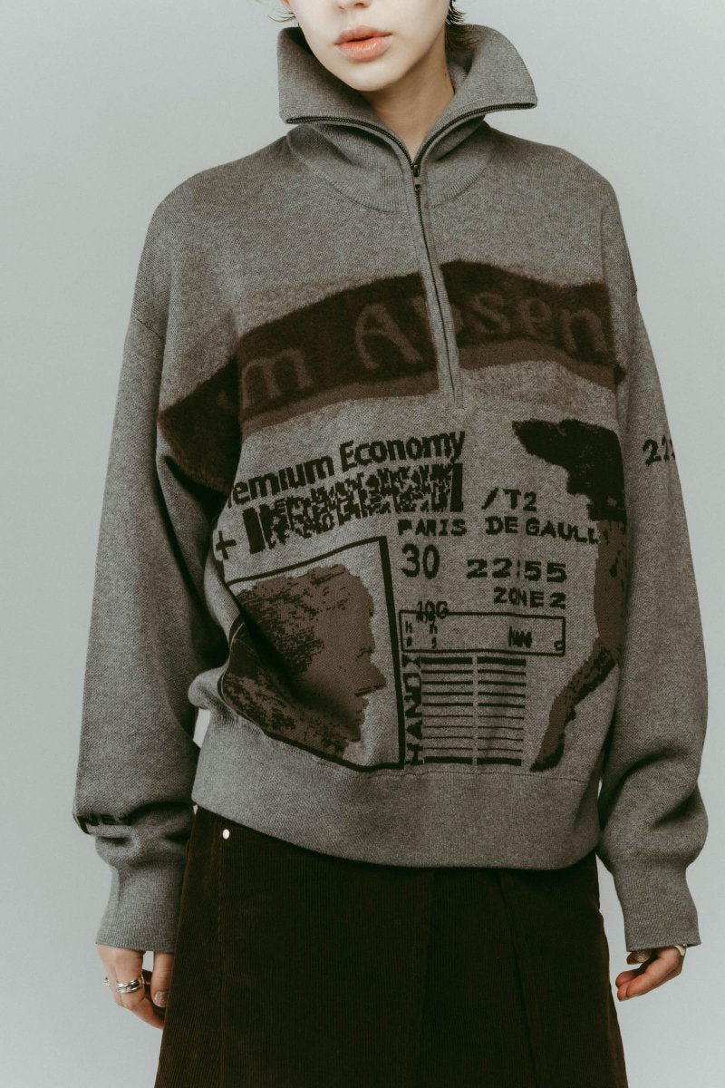 concept jacquard knit/gray - KNUTH MARF