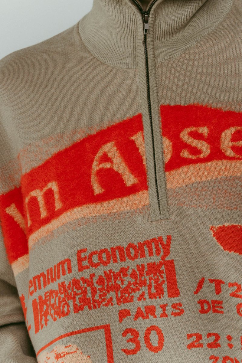 concept jacquard knit/mossgreen - KNUTH MARF