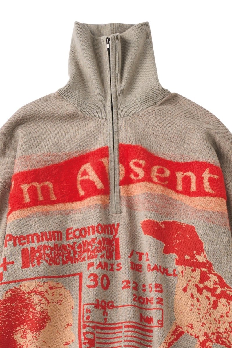 concept jacquard knit/mossgreen | KNUTH MARF