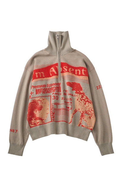 concept jacquard knit/mossgreen - KNUTH MARF