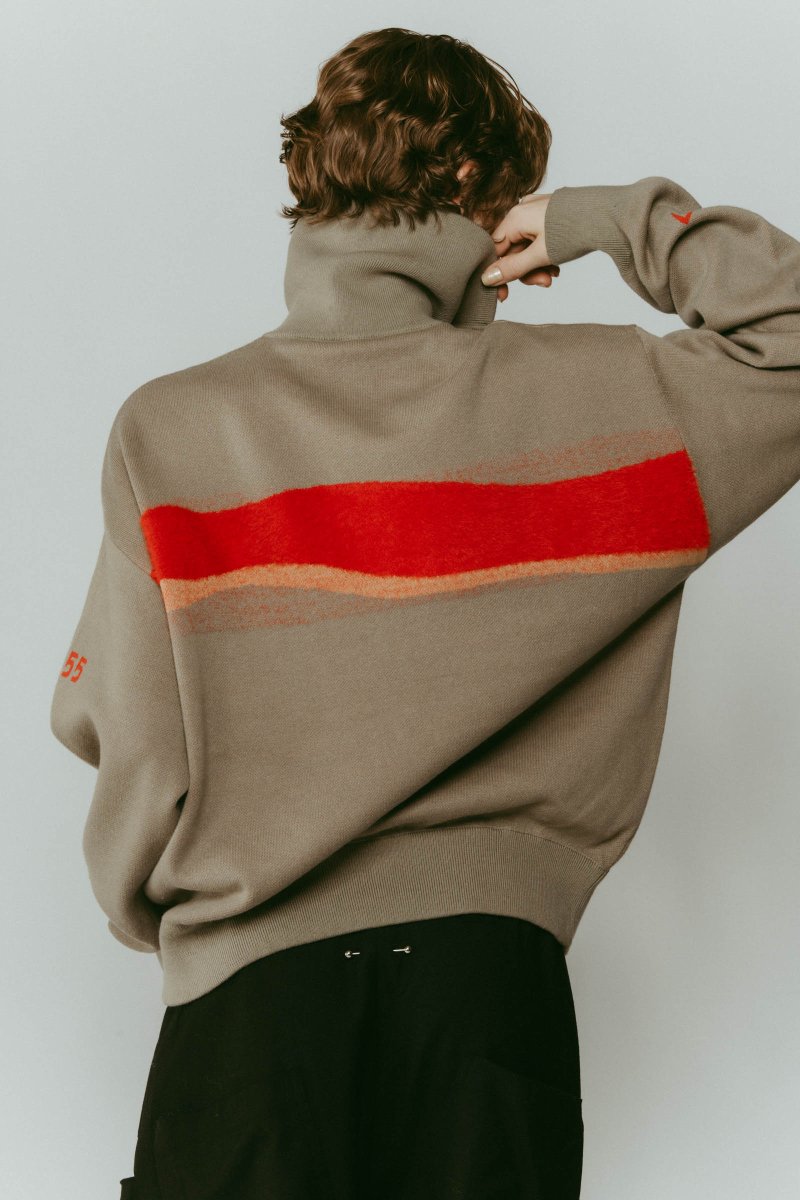 concept jacquard knit/mossgreen - KNUTH MARF