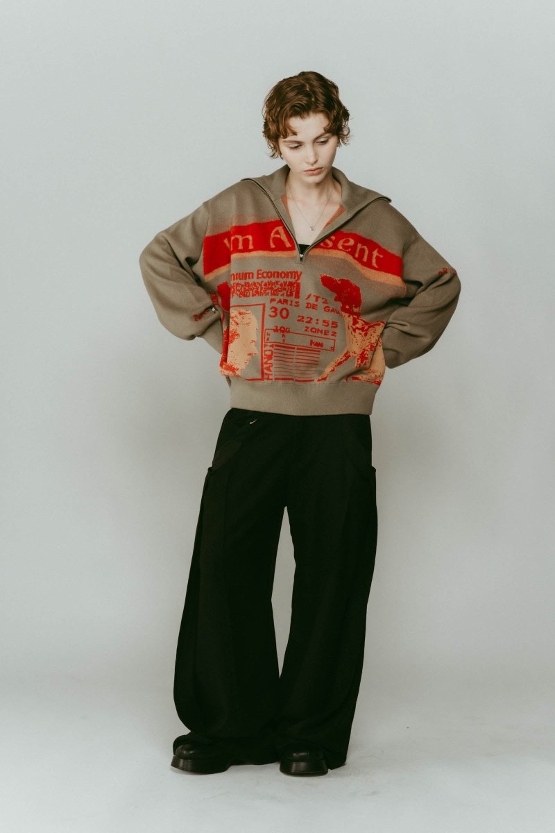 concept jacquard knit/mossgreen | KNUTH MARF