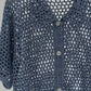 crochet knit shirt/2color - KNUTH MARF