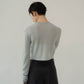 cropped sheer knit/3color - KNUTH MARF