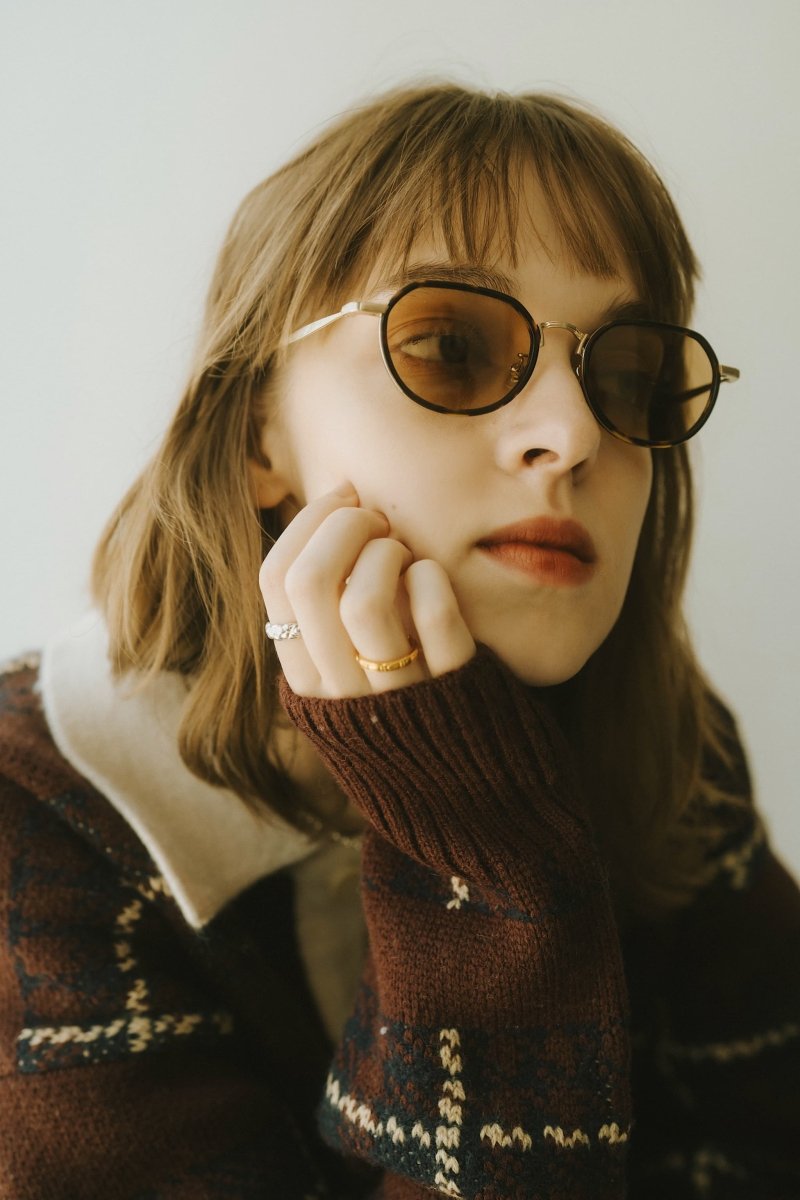 crown panto sunglasses/bekko - KNUTH MARF