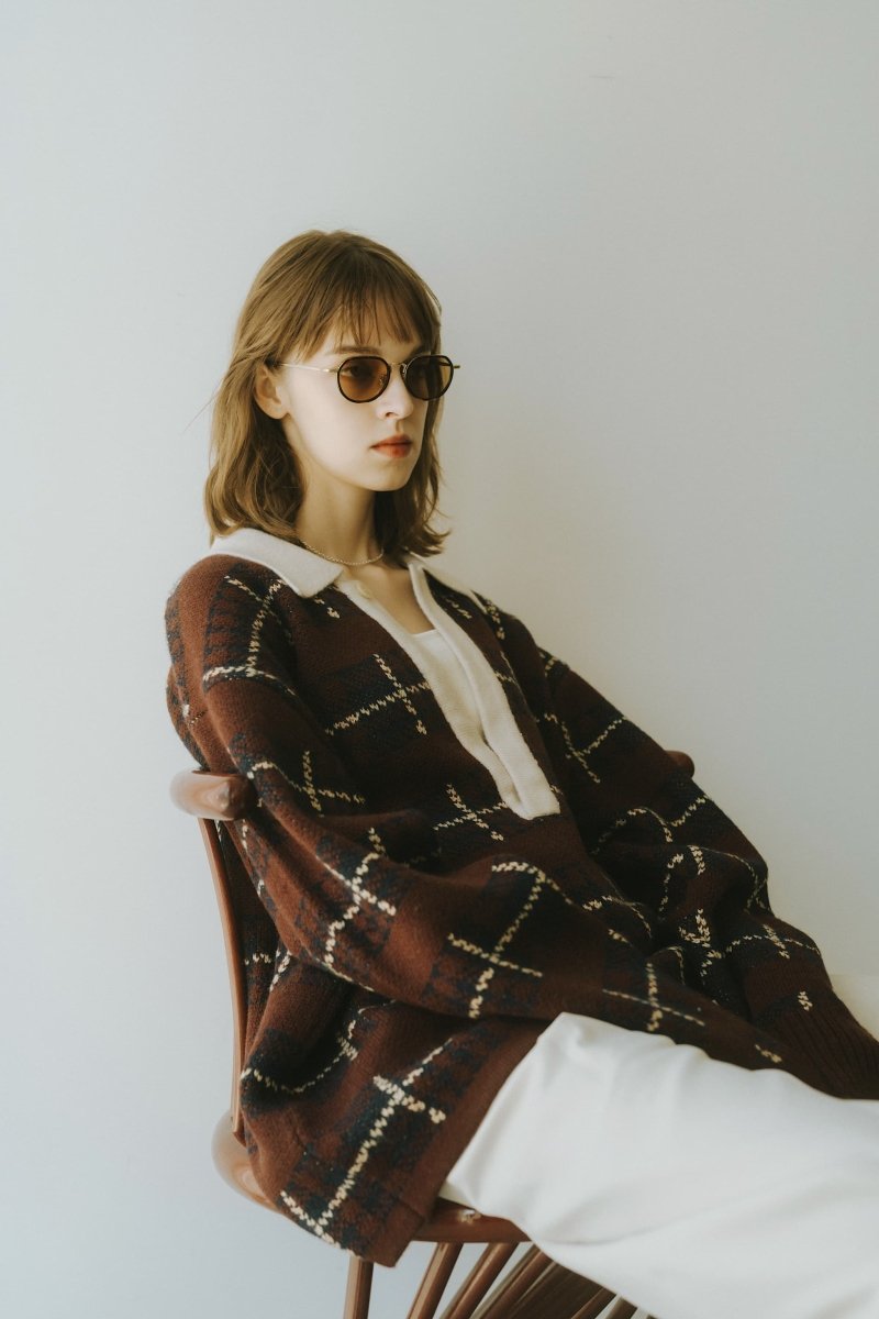 crown panto sunglasses/bekko - KNUTH MARF