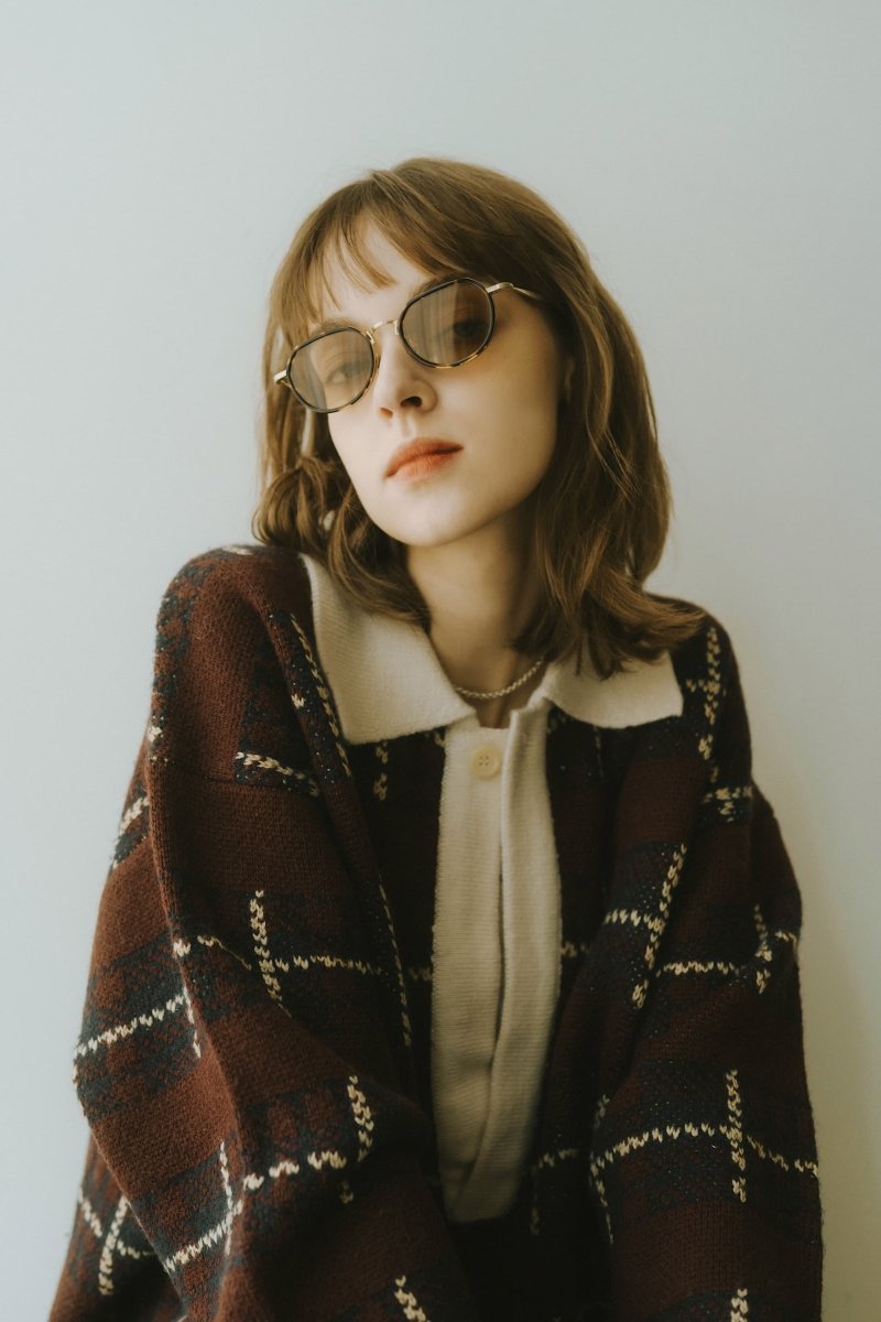 crown panto sunglasses/bekko